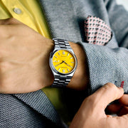 Citizen Tsuyosa NJ0150-81Z classic Yellow Dial Automatic Men's Watch (Available Online) - mzwatcheslk srilanka